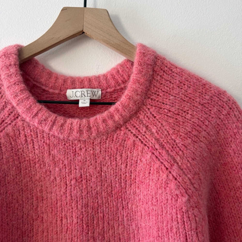 J. Crew Pink Crew Neck Sweater - Picture 2 of 8